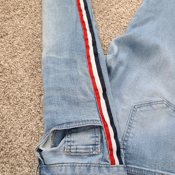 Blue Connection Light Striped Denim Skinny Jeans - Picture 8 of 11